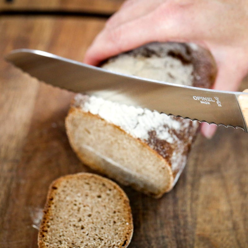 Opinel Parallele Stainless Steel Bread Knife - Image 3